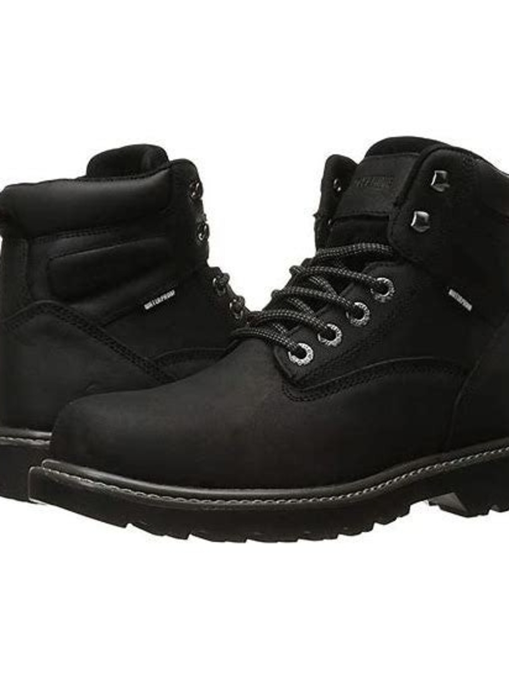 Wolverine Men's Black Waterproof Work Boots